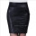 Women Sexy Office PU Leather Mini Skirt Dress